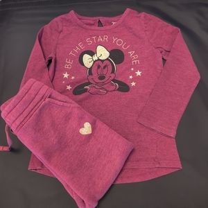 Girls Minnie mouse set